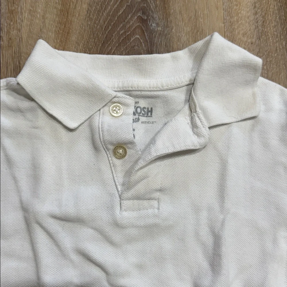 OshKosh B'gosh White Polo Shirt